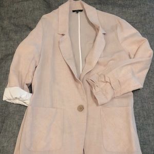Drew blush casual blazer